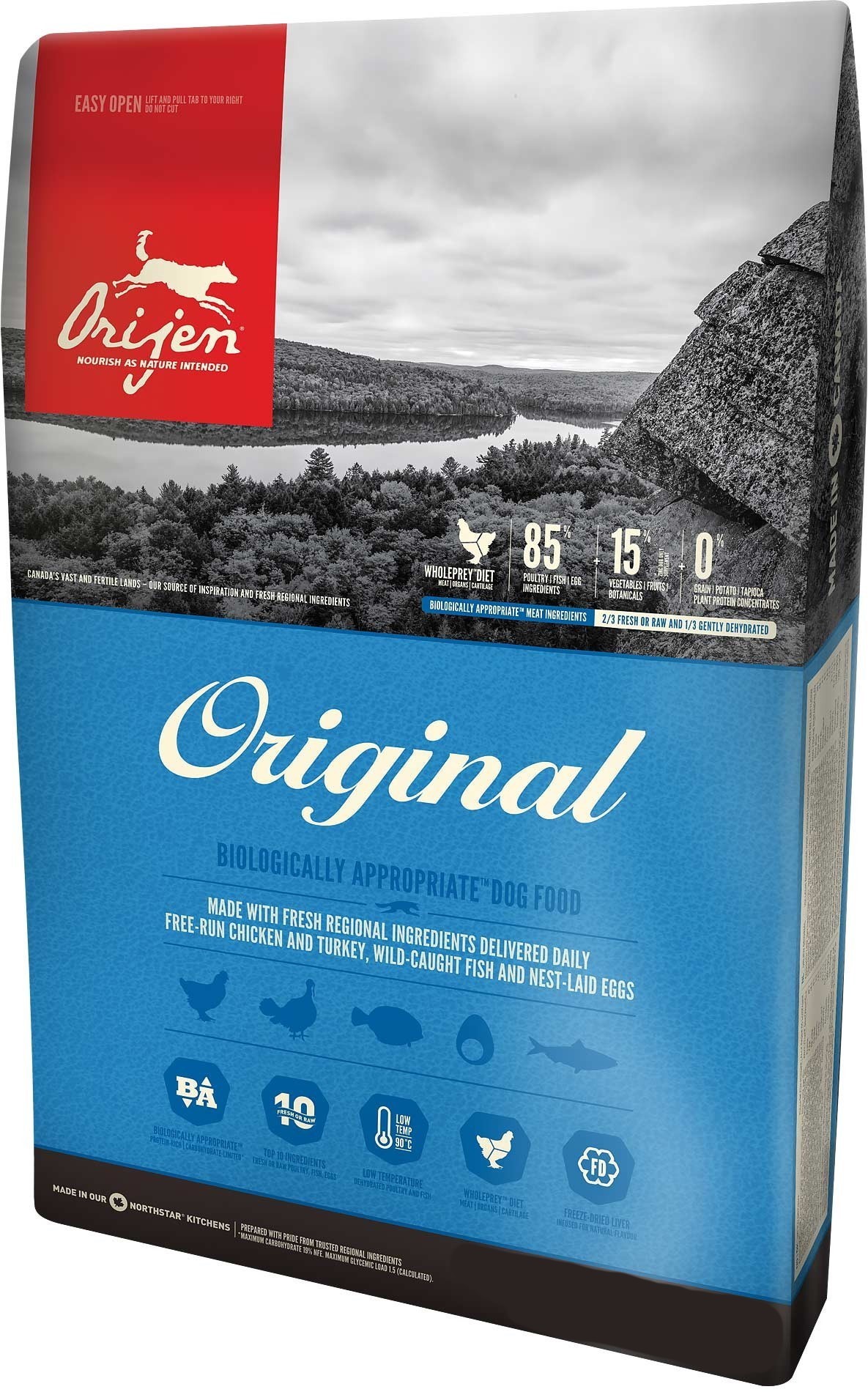 

Сухой корм Orijen Original Dog со вкусом курицы и индейки для собак всех пород и возрастов 2 кг