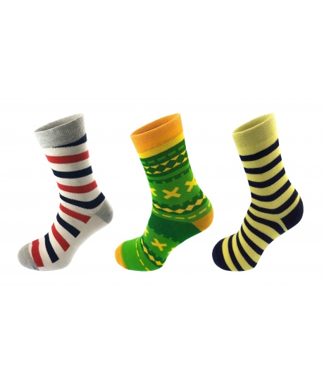 

Набор мужских носков Stripican от MK SOCKS (41-45) Разноцветный GS-3001