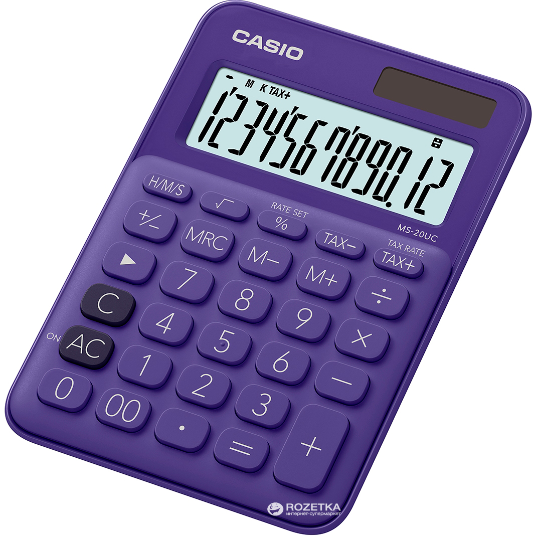

Калькулятор Casio 12 разрядный 105х149.5х22.8 (MS-20UC-PL-S-ES)