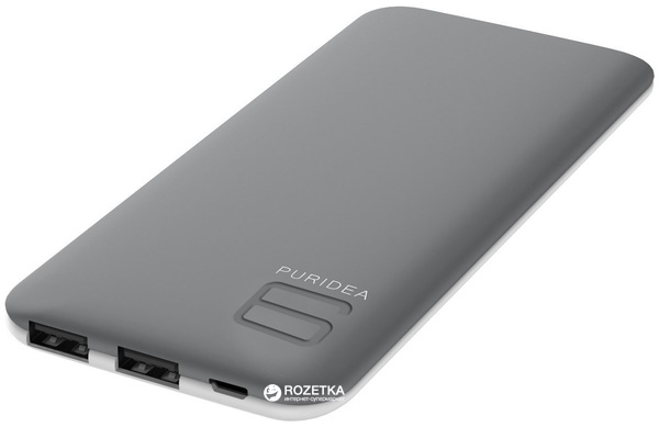 

УМБ Puridea S4 6000 mAh Grey/White (S4-Grey White)
