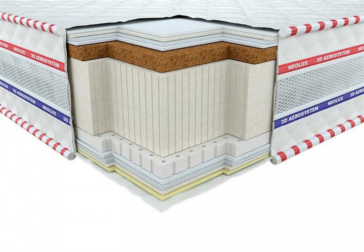 

Матрас Neolux Галант Кокос-Латекс 3D 180x190 см