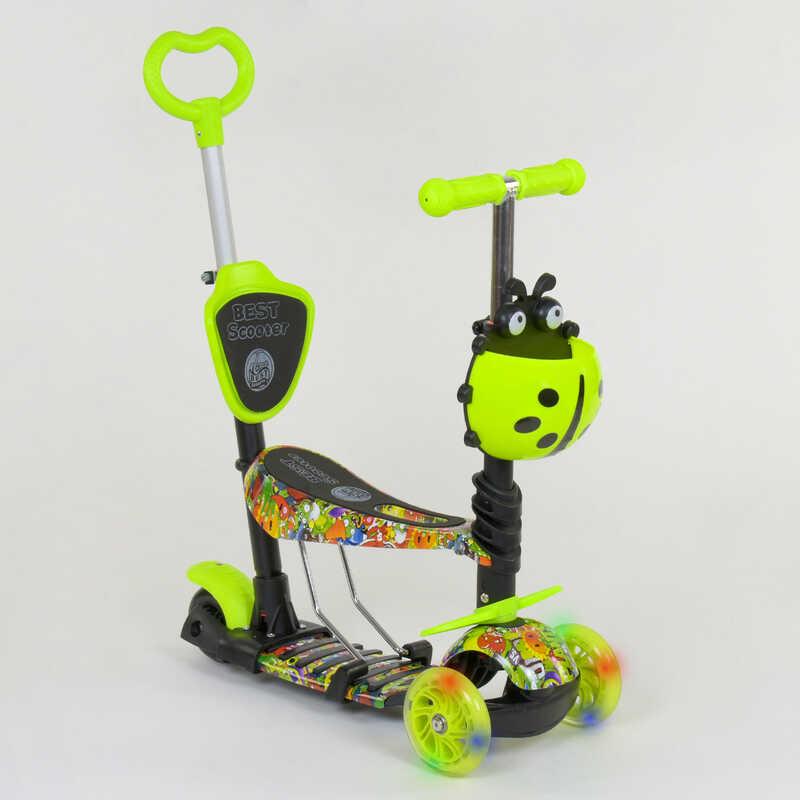 

Самокат 5в1 55945 Best Scooter подсветка колес, Растения