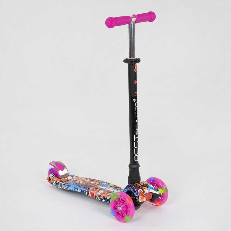 

Самокат 24651 /779-1395 MAXI "Best Scooter" Граффити (Роз.колеса)