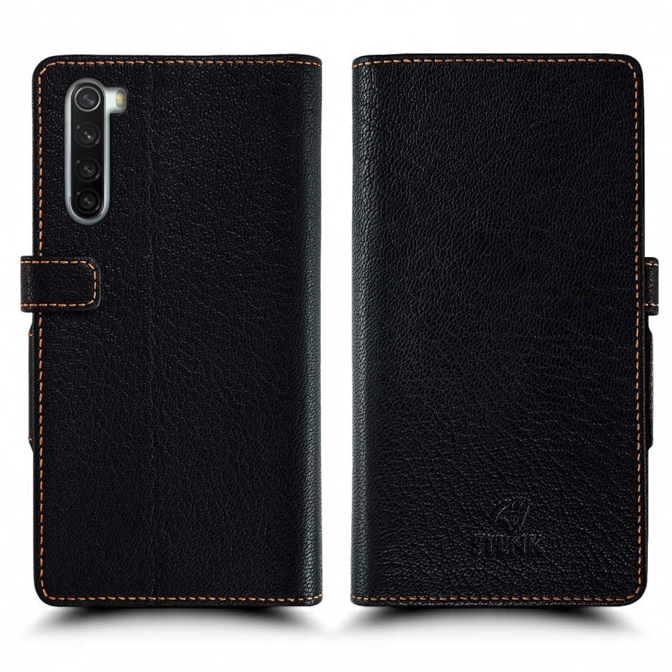 

Чехол книжка Stenk Wallet для Xiaomi Redmi Note 8 Чёрный