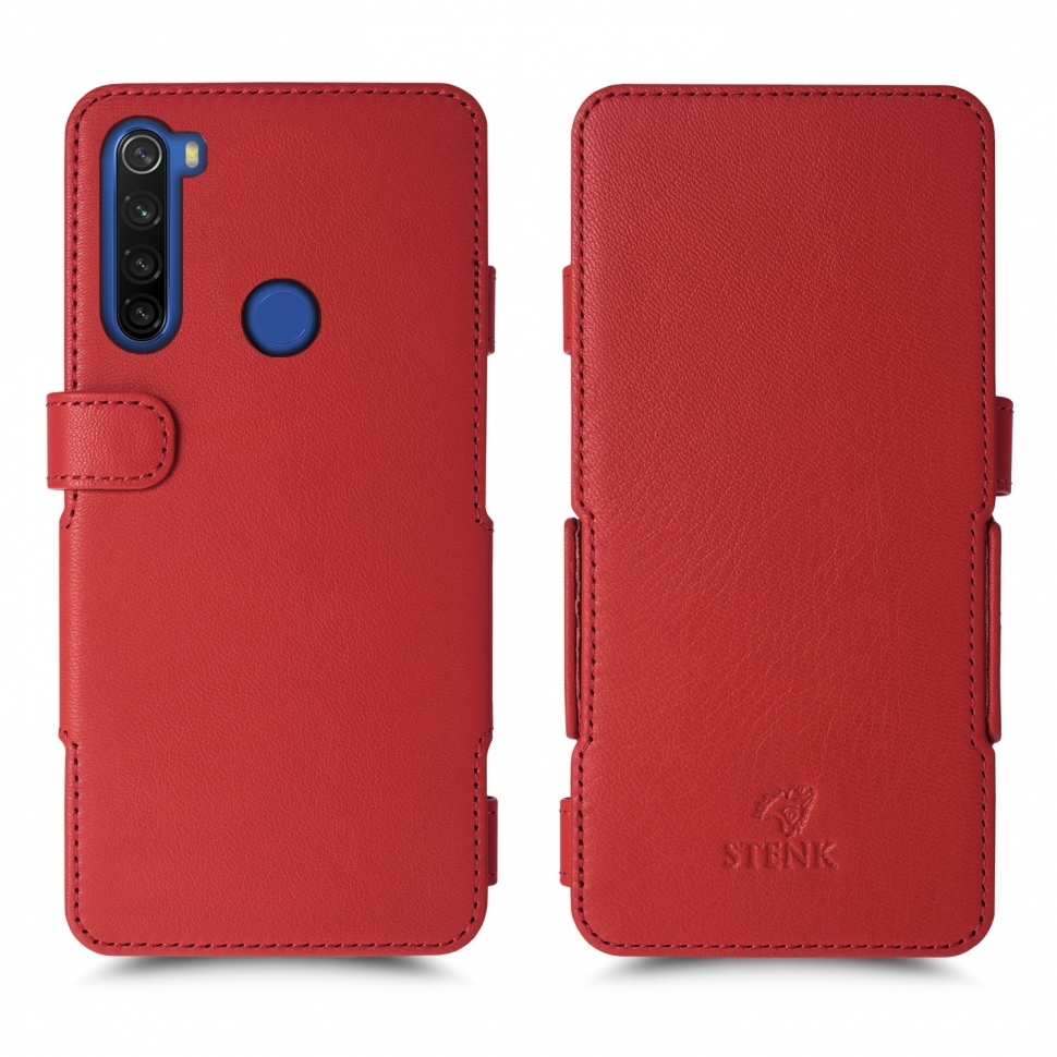 

Чехол книжка Stenk Prime для Xiaomi Redmi Note 8 Красный