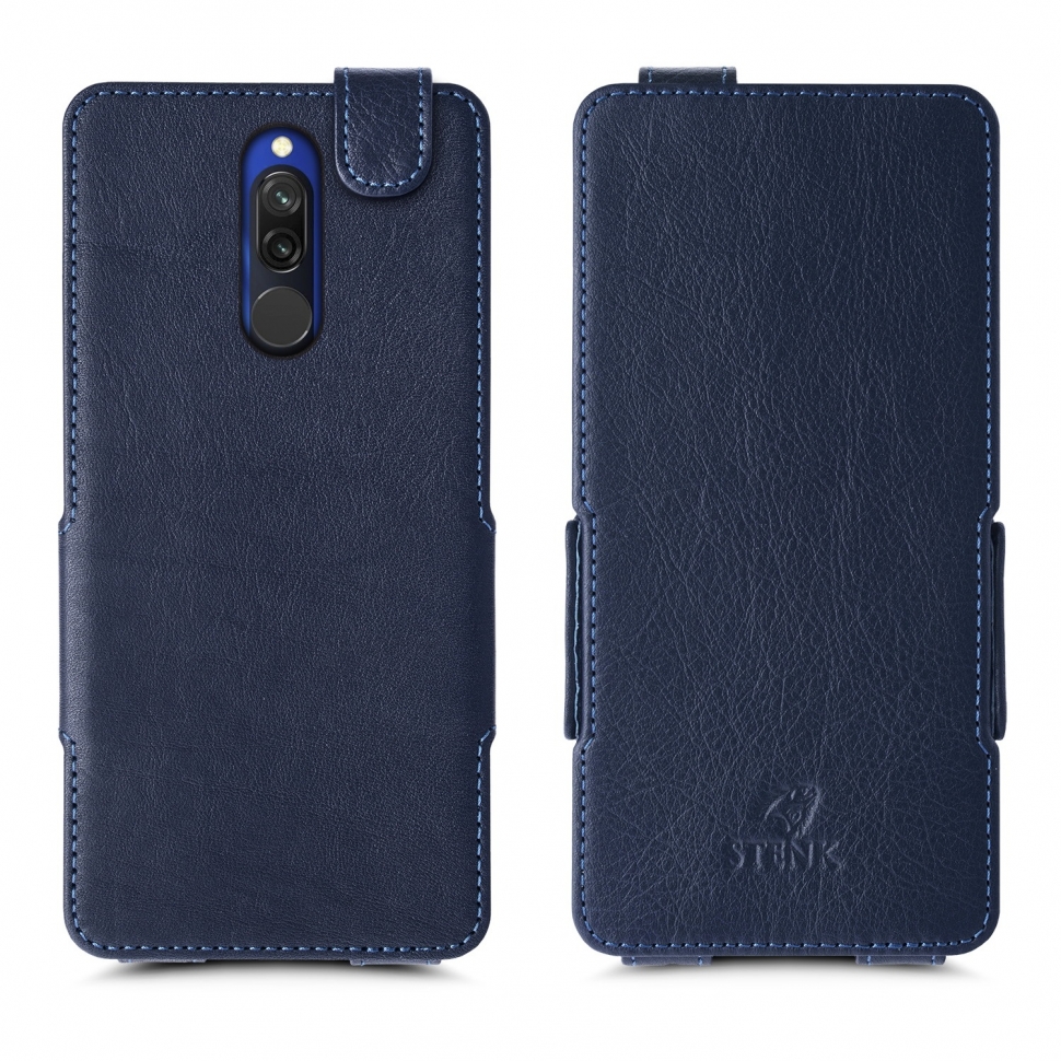 

Чехол флип Stenk Prime для Xiaomi Redmi 8 Синий