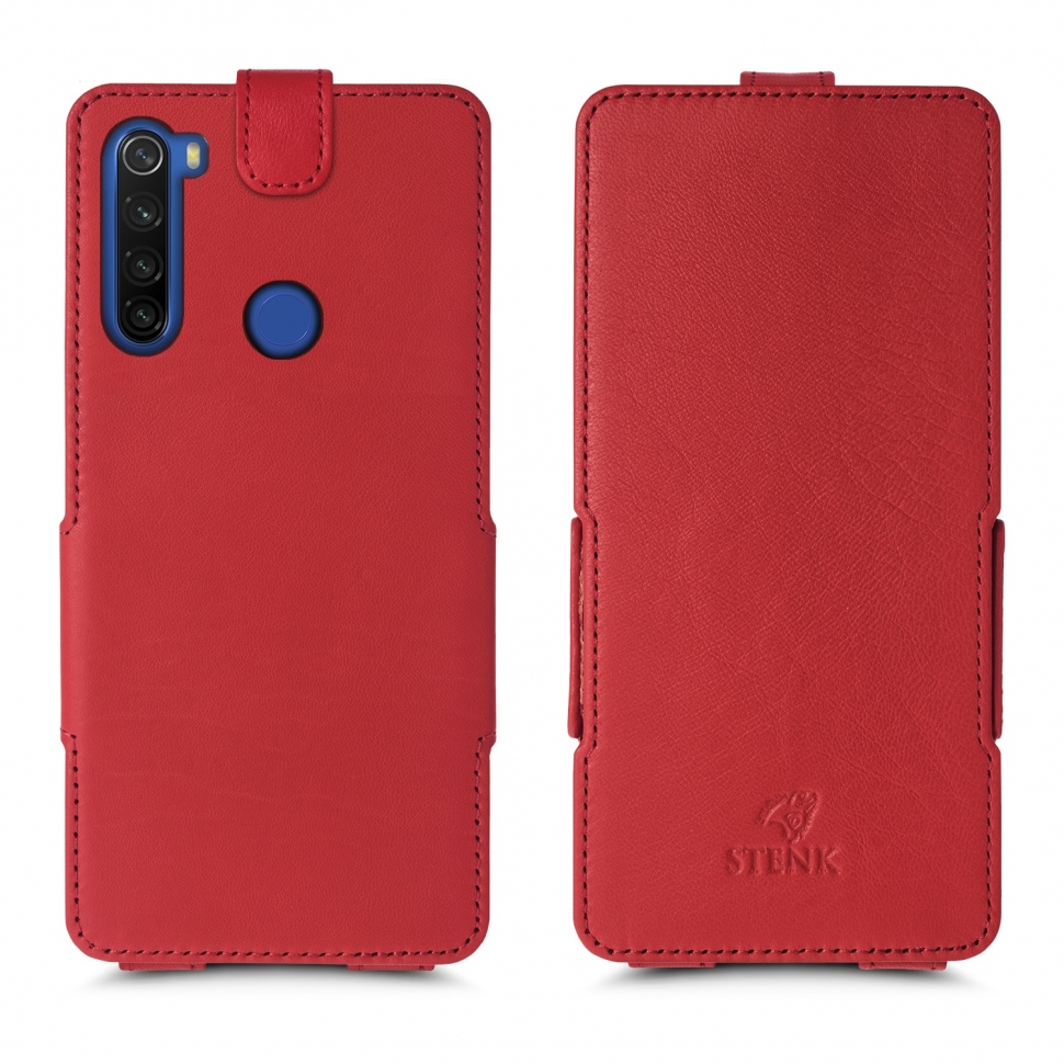 

Чехол флип Stenk Prime для Xiaomi Redmi Note 8 Красный