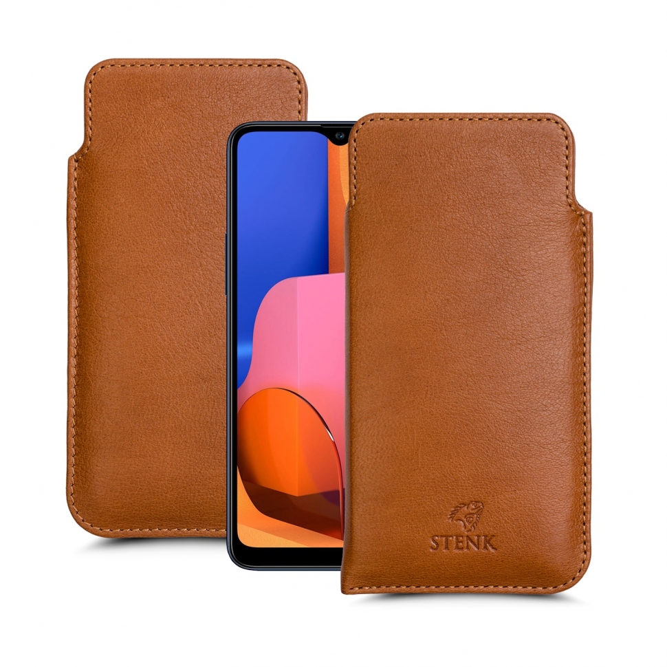 

Футляр Stenk Elegance для Samsung Galaxy A20s Camel