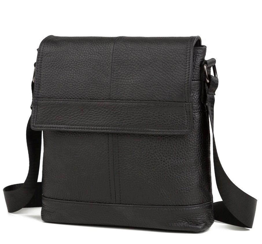 

Мужской кожаный месcенджер Tiding Bag M38-3822A