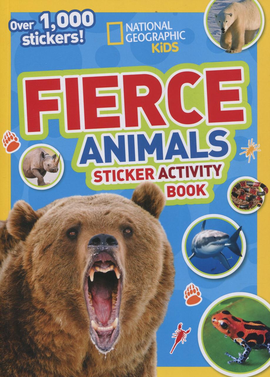 

Fierce Animals. Sticker Activity Book
