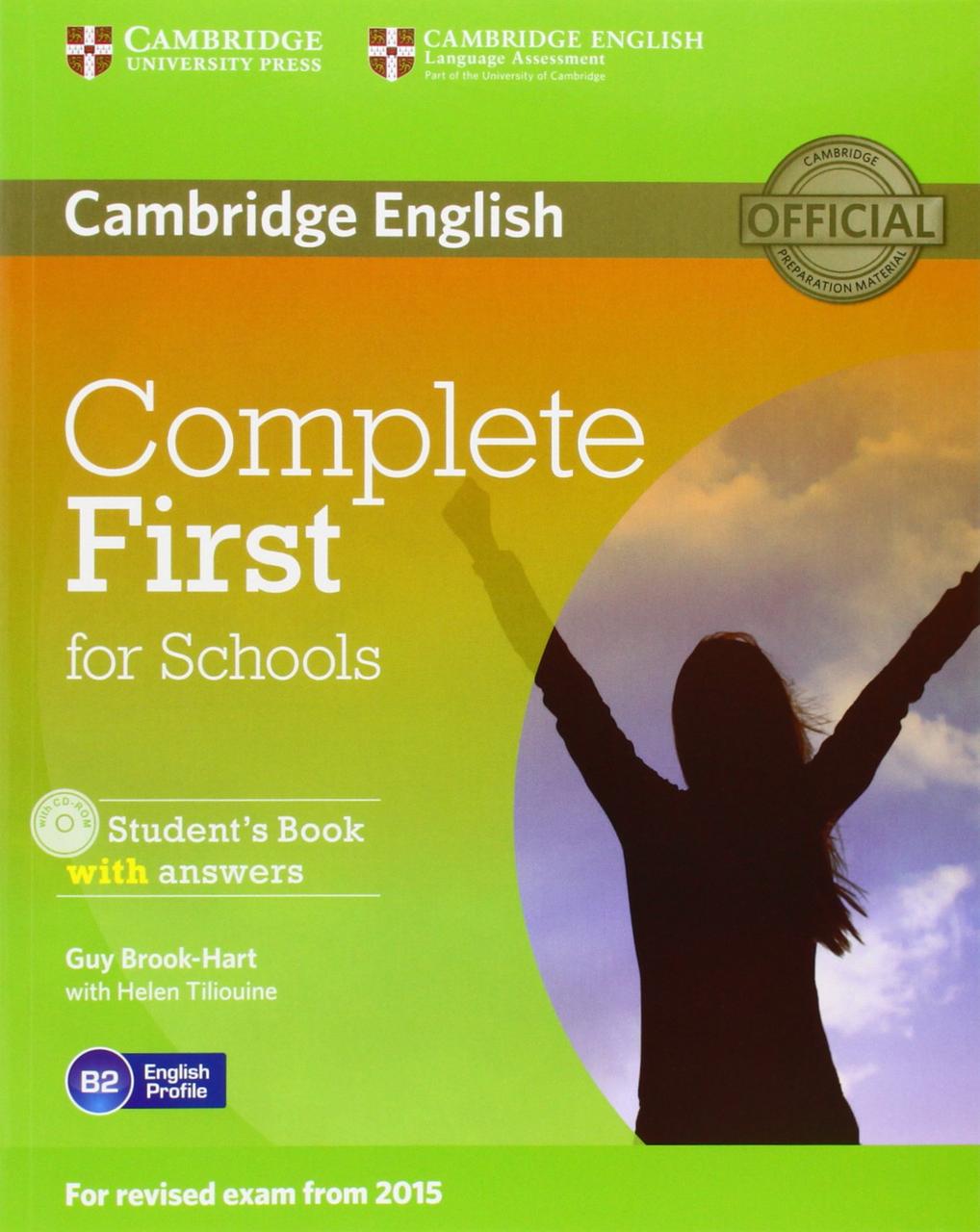 

Complete First for Schools Students Book with answers (+ CD-ROM)