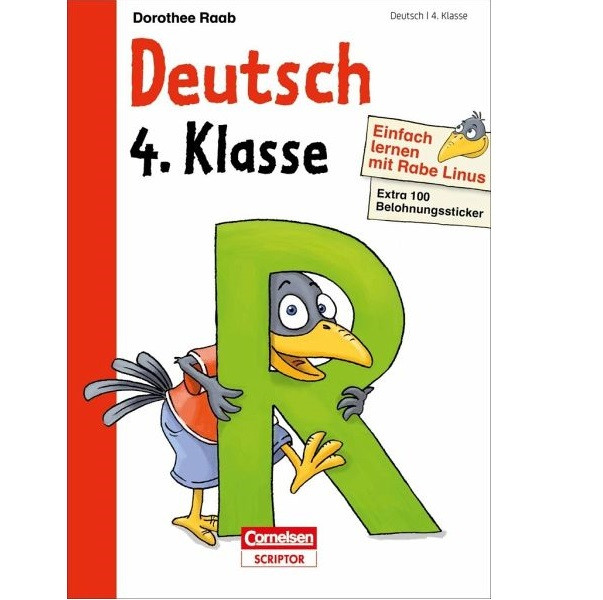

Deutsch 4. Klasse: Einfach lernen mit Rabe Linus (+ наклейки)