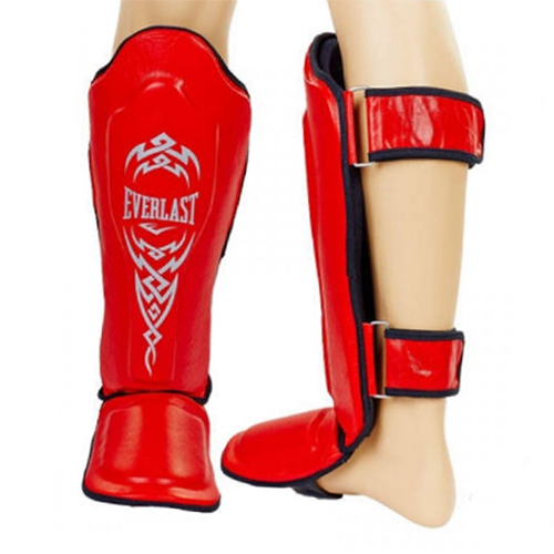 

Защита для голени и стопы Муай Тай VL-8101-B Everlast XL Красный (37363003)