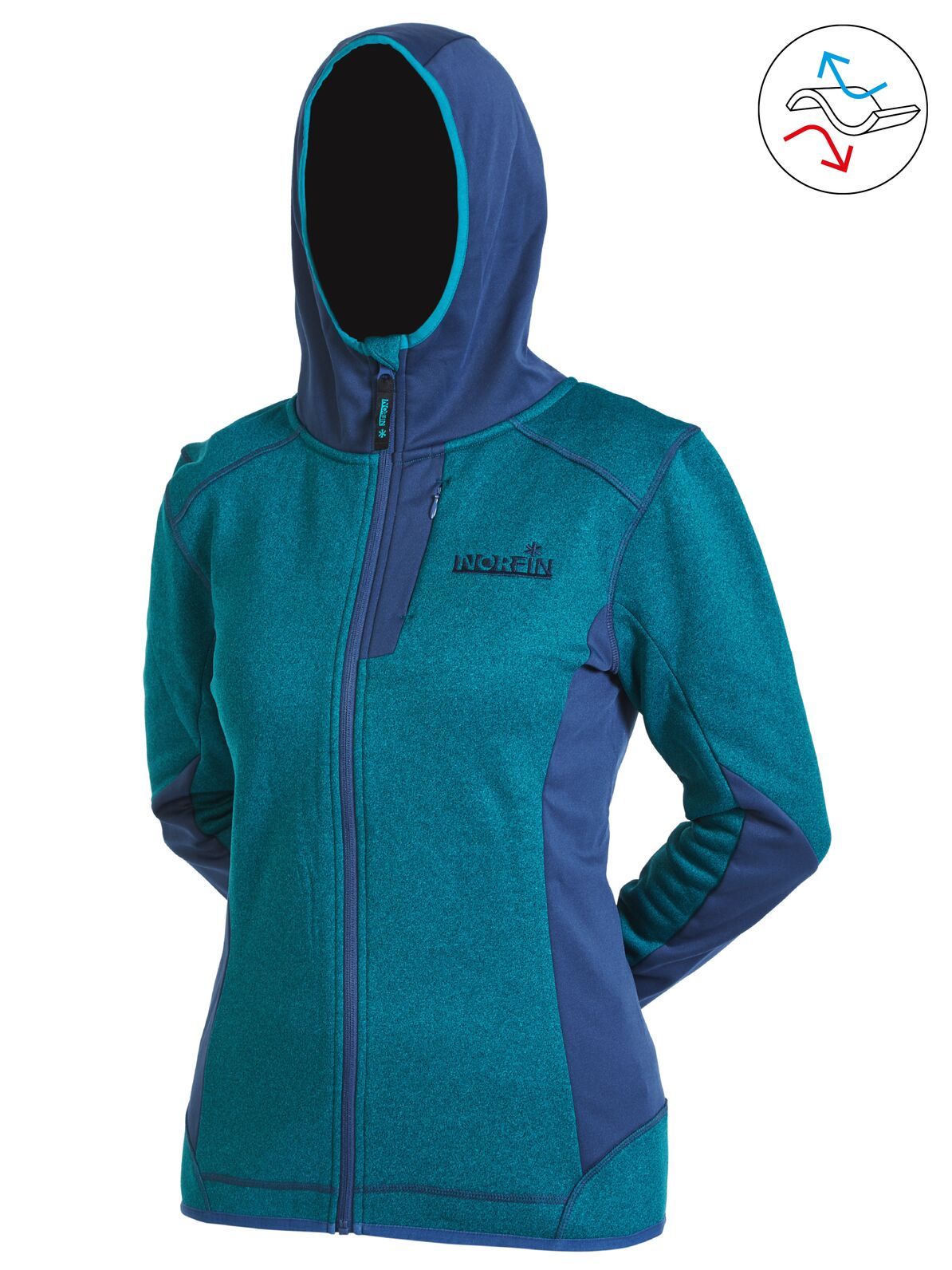 

Куртка флисовая женская Norfin Women Ozone Deep Blue р.S