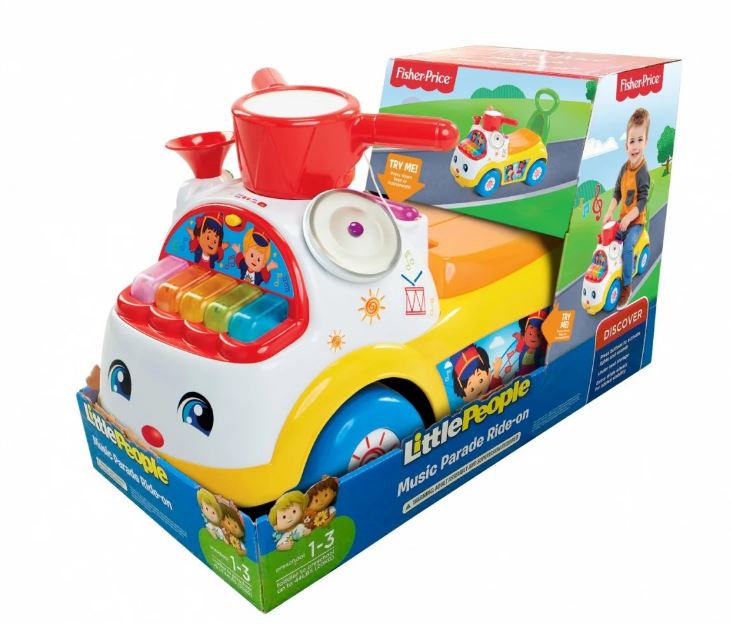 

Машинка-каталка ходунки Fisher Price