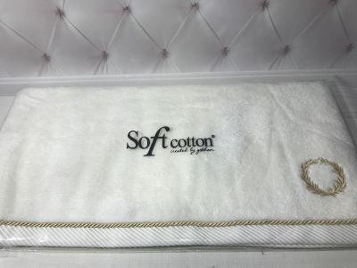 

Полотенце лицевое Soft cotton Sehzade золото 50х100