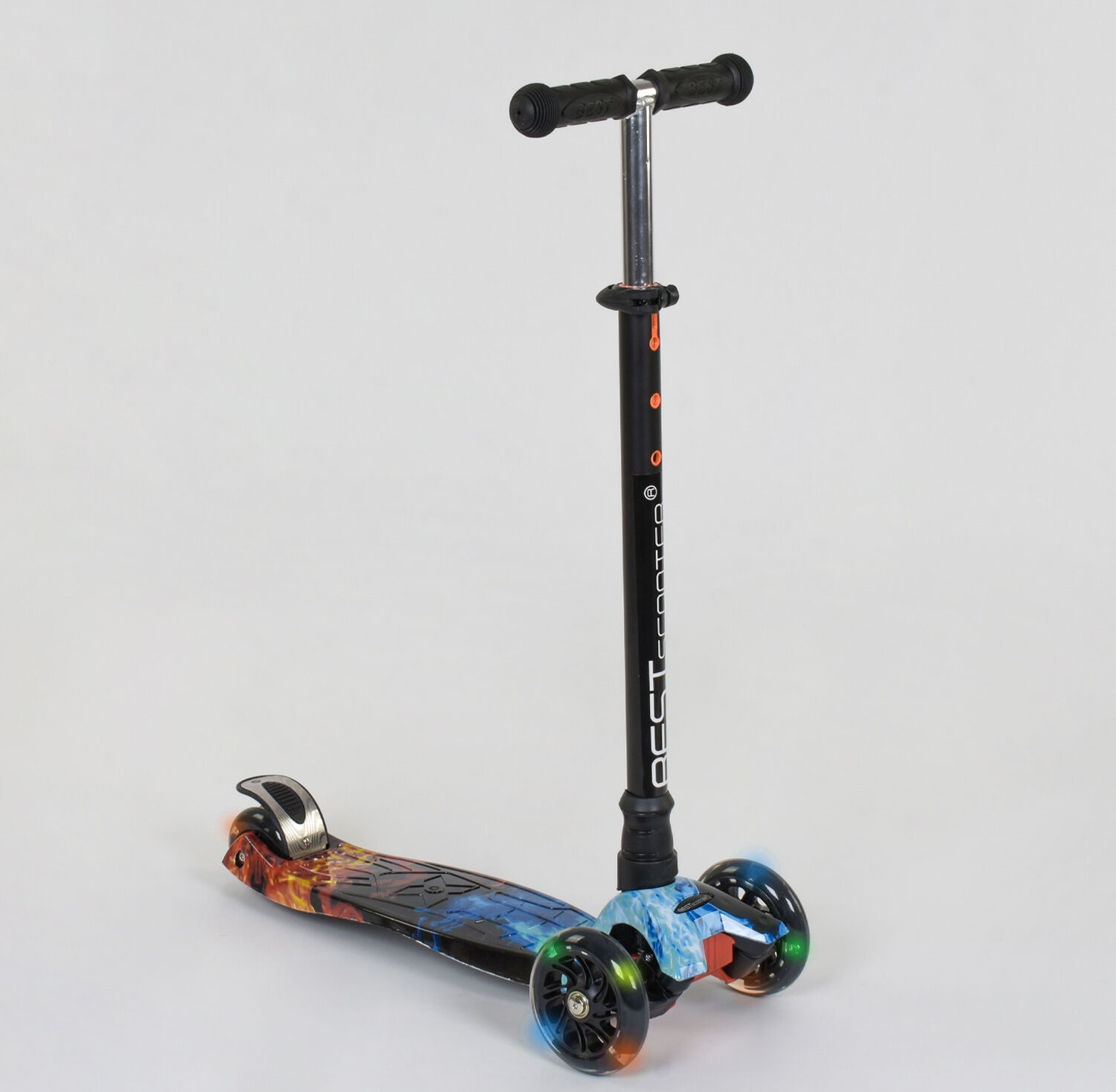 

Самокат Best Scooter MAXI Fire А 24665 /779-1314 Black (779-1314)