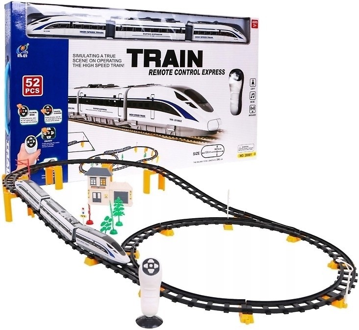 Железная дорога на радиоуправлении Train Express (52 детали, локомотив ...