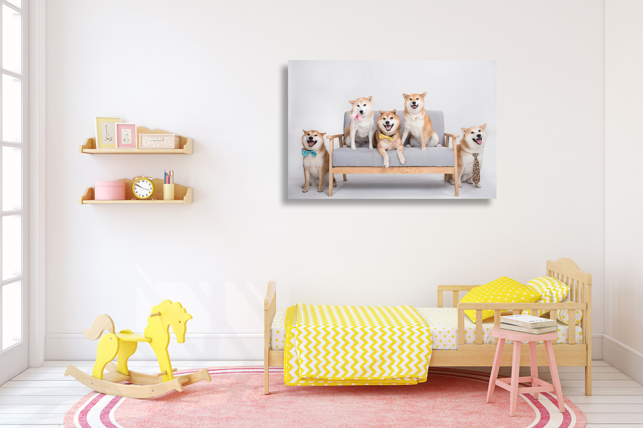 

Картина в детскую на холсте Семья 120х80