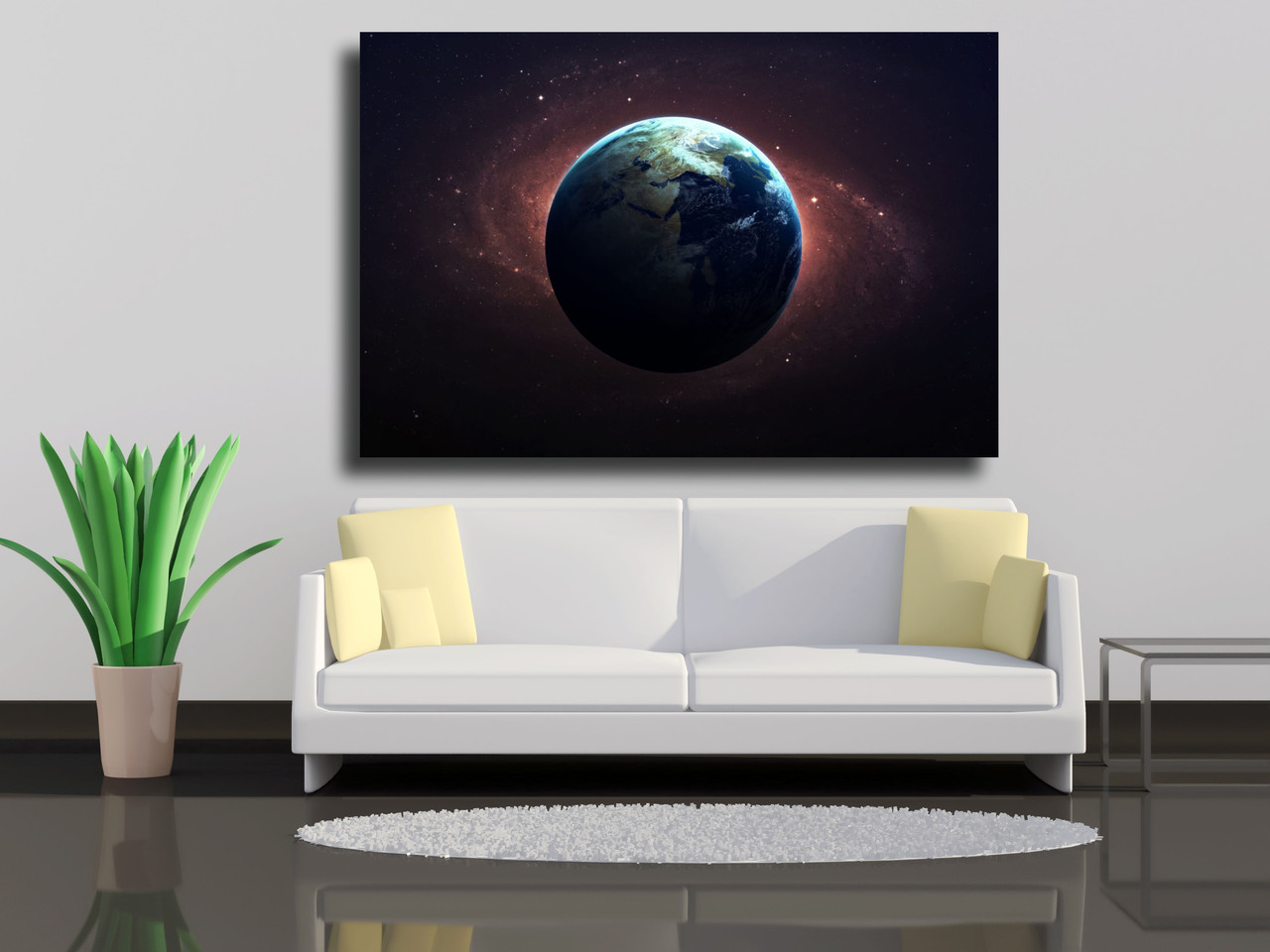 

Картины на холсте Земля из космоса 120х80