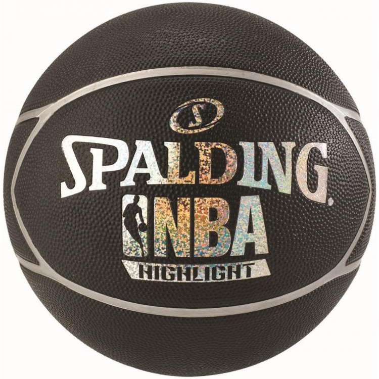 

Баскетбольный мяч Spalding NBA Black Silver Highlight