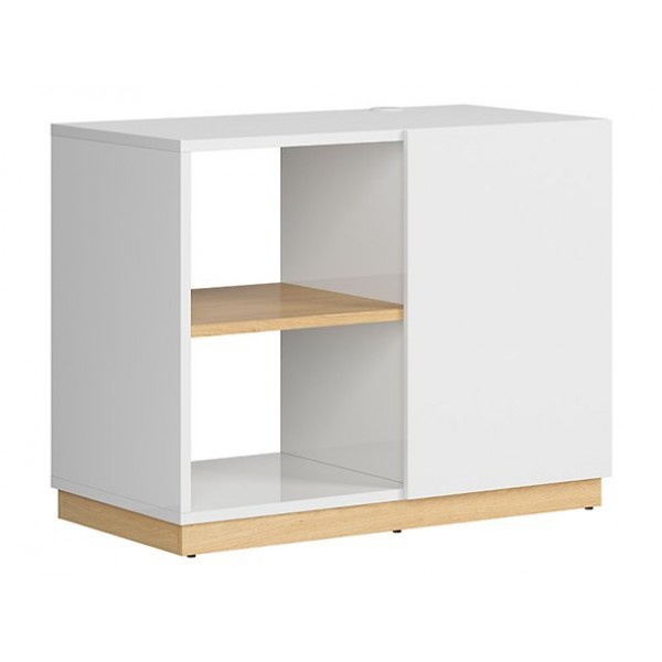 

Стеллаж в кабинет, офис REG1D/100/75 из ЛДСП Denton BRW Польша