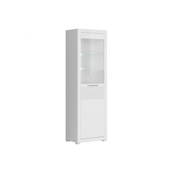 

Шкаф сервант для посуды в гостиную REG1W из ЛДСП Flames BRW Польша