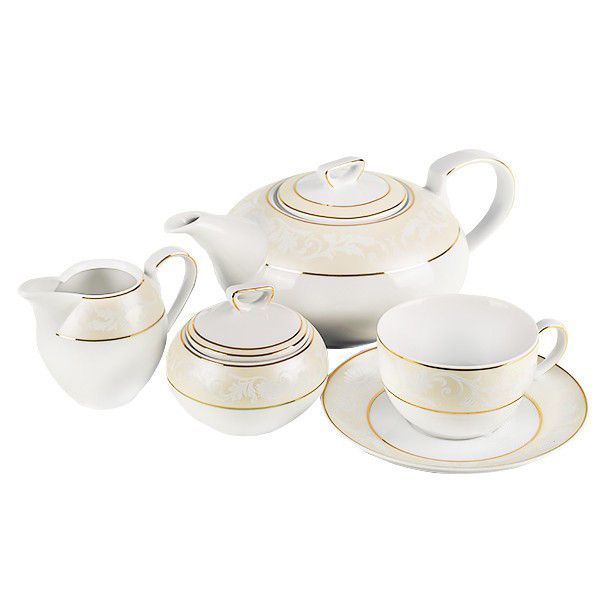 

Сервиз чайный Cmielow Ivonne 6 персон E-359