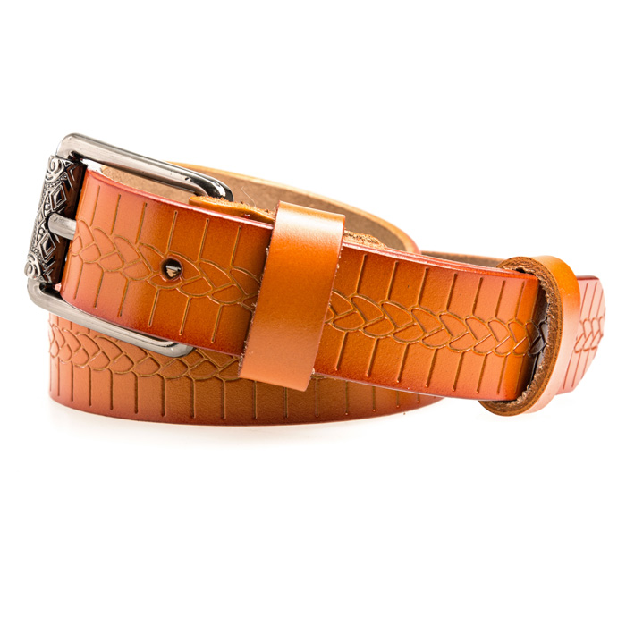 

Ремень AMO ACCESSORI AMO3036mogano Женский Коньячный