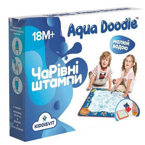 

Развитие и творчество Aqua Doodle Набор для творчества AQUA DOODLE - ВОЛШЕБНЫЕ ВОДНЫЕ ШТАМПЫ (k37-AD8001N)