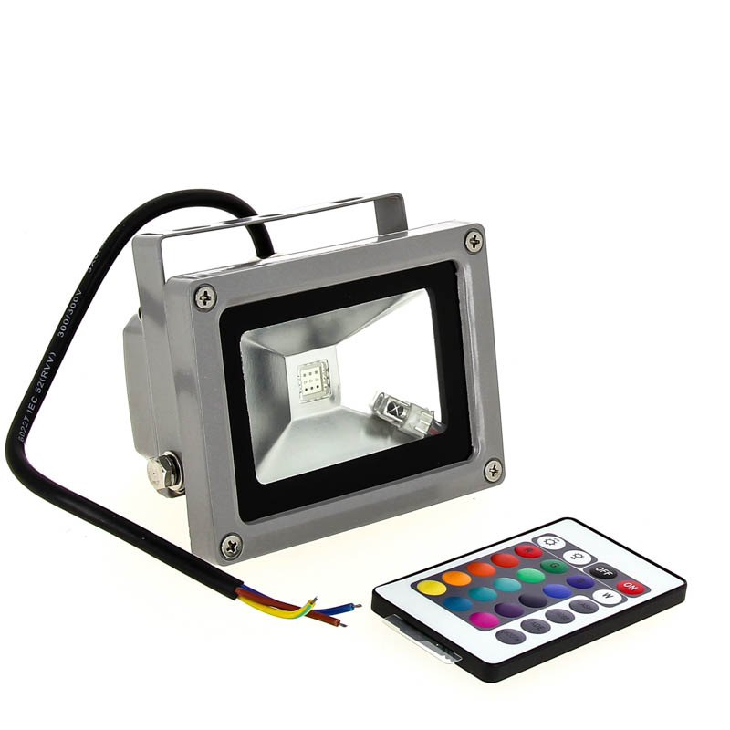 

Cветодиодный прожектор Lemanso LMP-9-11 RGB 10W +пульт 211117