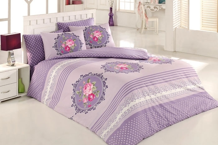 

Постельное белье Majoli Krayn v3 lila 200х220