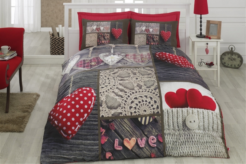 

Постельное белье Cotton Box Nina kirmizi 200х220