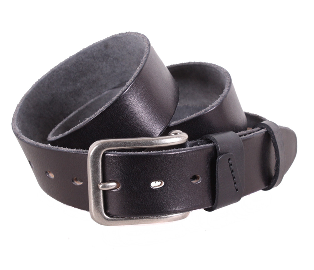 

Мужской кожаный ремень Dovhani BUFF000-8 115-130 см Черный