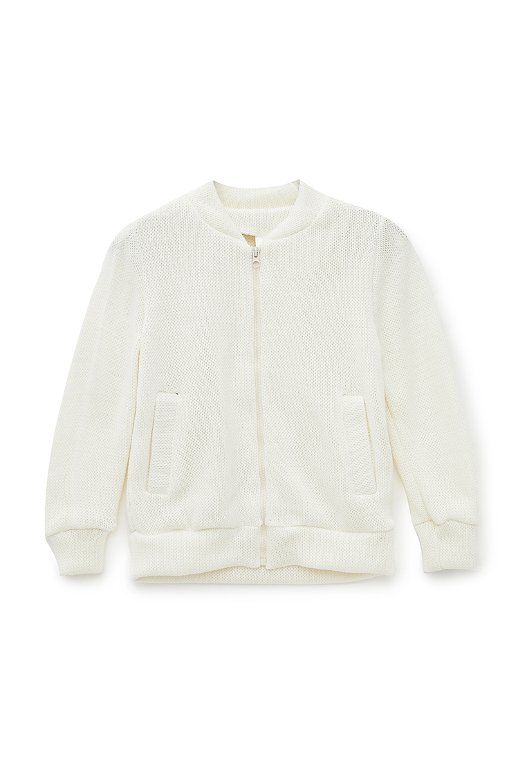 

Бомбер KidsCouture В'язаний трикотаж 110 см Молочний