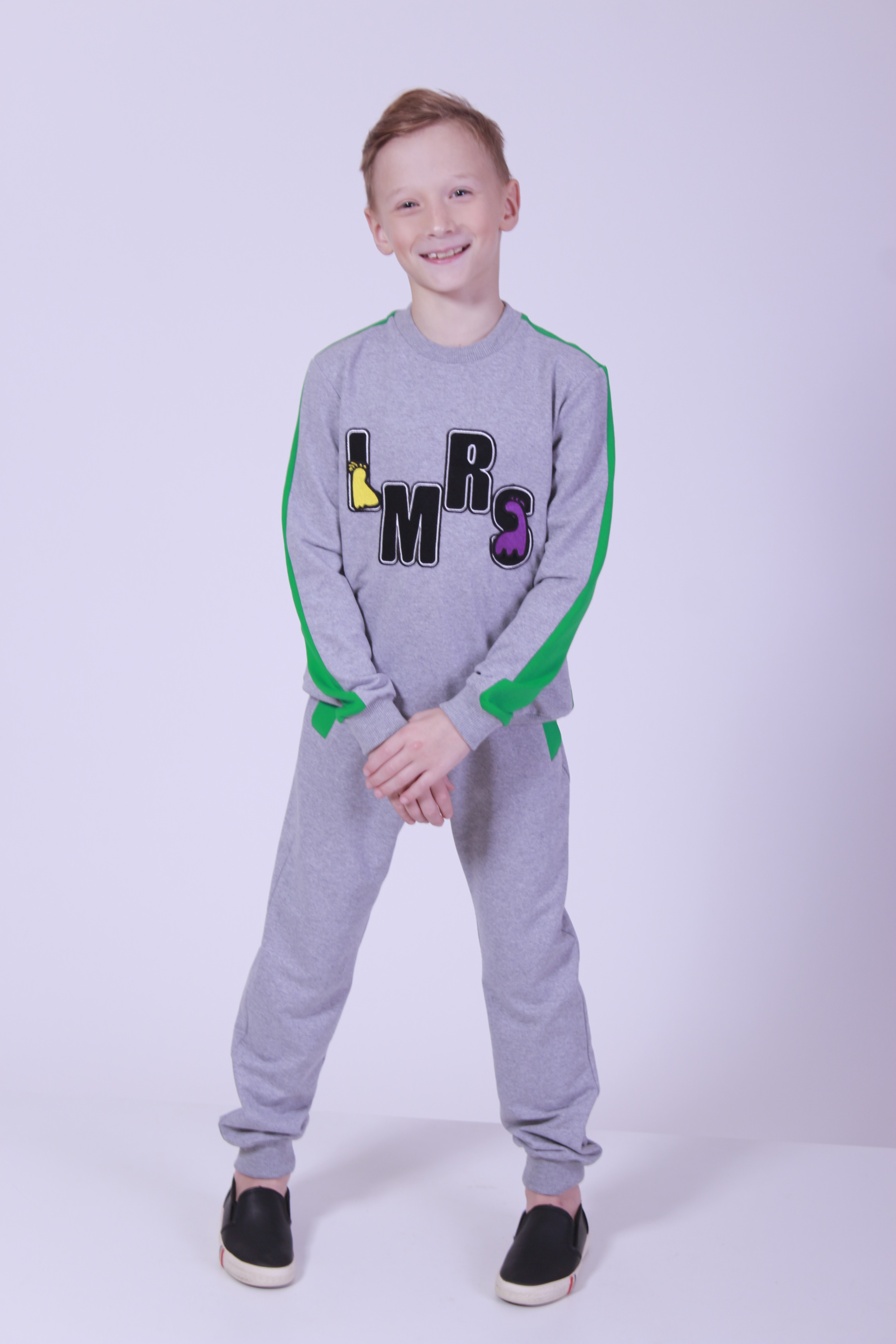 

Штани KidsCouture Трикотаж 104 см Сірий