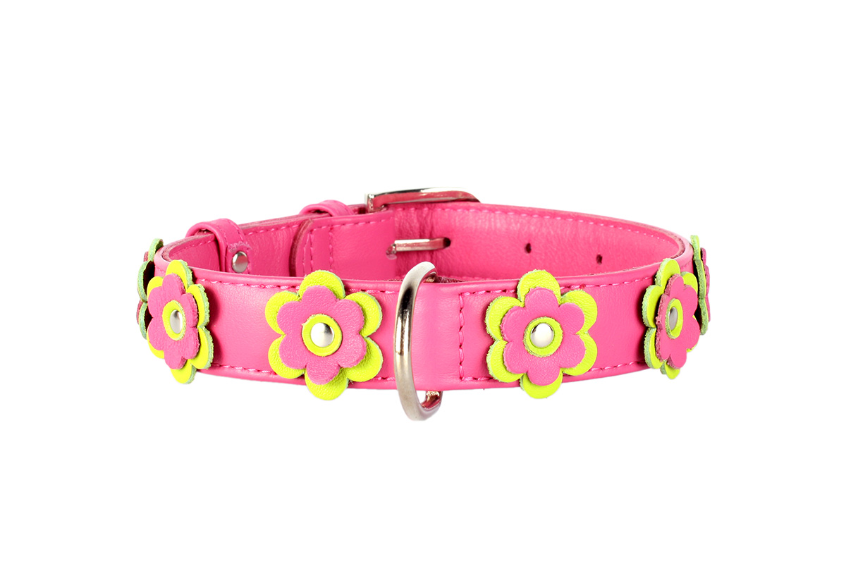 

Ошейник Collar Glamour с украшением Аппликация 46-60 см 35 мм Розовый (35047)