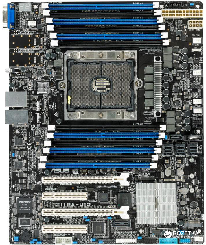 

Материнская плата Asus Z11PA-U12 (s3647, Intel C621, PCI-Ex16)
