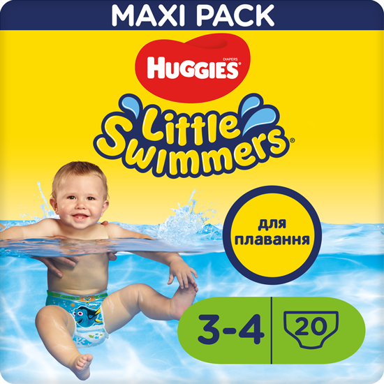 

Подгузники-трусики Huggies Little Swimmers 3-4, 7-15 кг 20 шт (5029053535852)