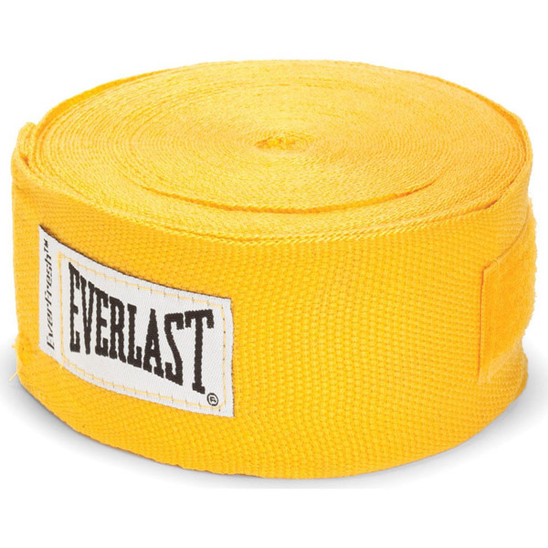 

Бинт боксерский Everlast 4,55 м. желтый арт.4456GU