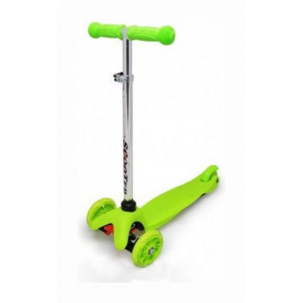 

Самокат Maraton Scooter 95 зеленый, регулируемый руль (1298)