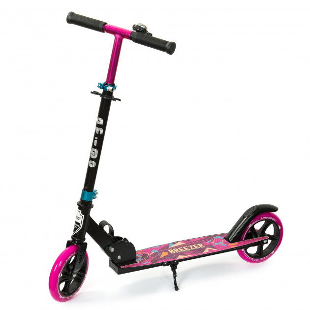 

Самокат BREEZER AmigoSport Explore NEW Scooter розовый с черным 1289