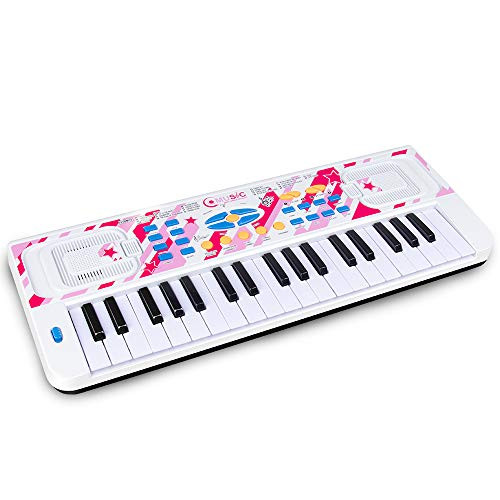 

Синтезатор Bambi 37 клавиш Розовый HS3711A-1
