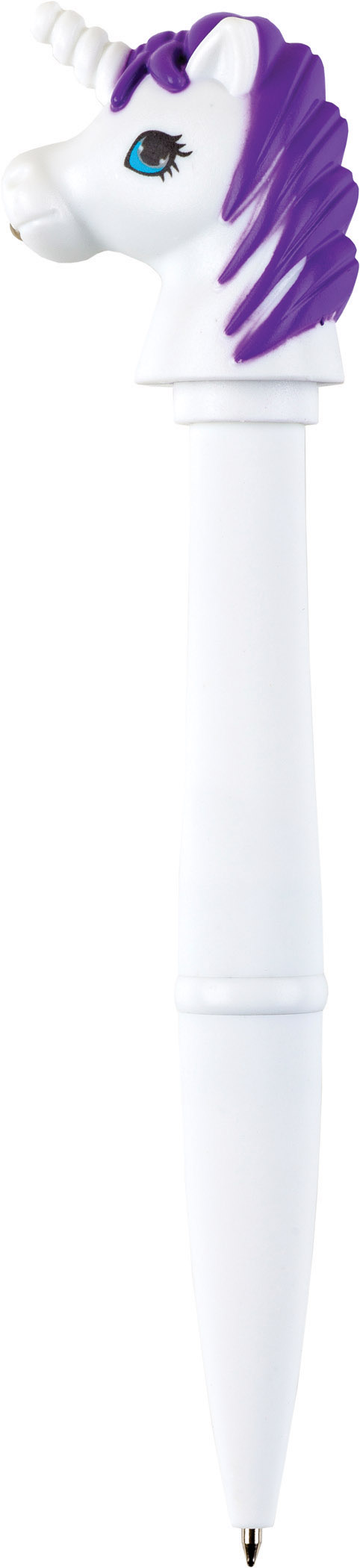 

Ручка шариковая Centrum Unicorn Синяя 0.7 мм в бело-розовом корпусе с подсветкой (803451)