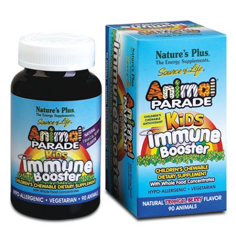 

Комплекс для Поддержки Иммунной Системы для Детей Natures Plus Animal Parade Kids immune Booster 90 таблеток (333344)