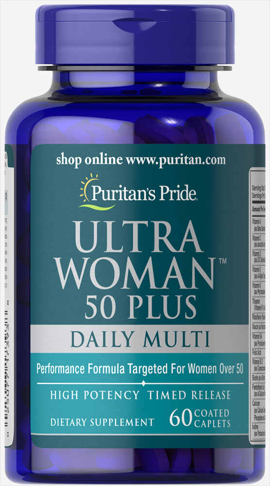 

Витамины для женщин Puritan's Pride Ultra Woman 50 Plus 60 капсул (333636)