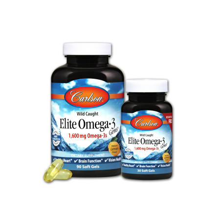 

Комплекс незаменимых жирных кислот Carlson Elite Omega-3 Gems 90+30 капсул (333146)