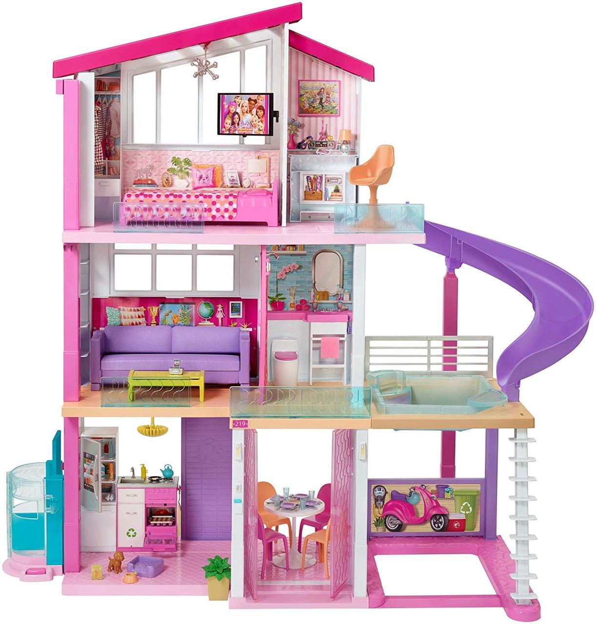 

Дом мечты Барби ​Barbie Dreamhouse Dollhouse with Pool, Slide and Elevator