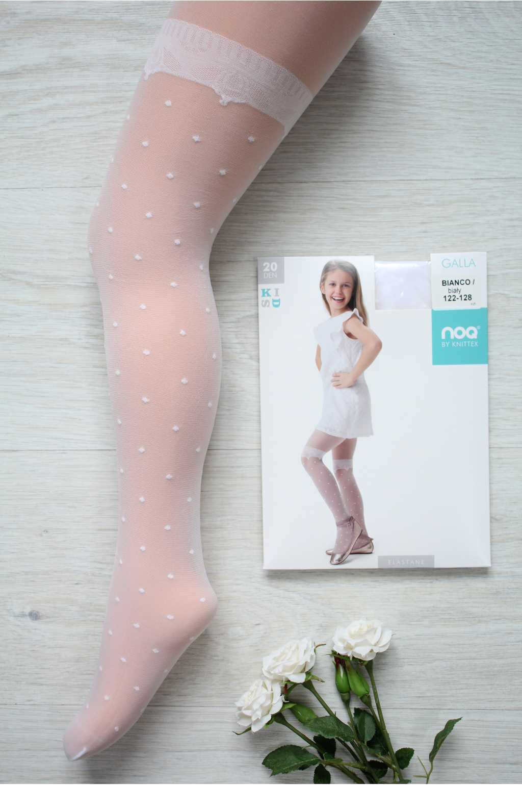

Колготки Knittex 134-140 / 9-10 лет см Белый