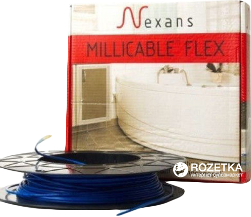 

Теплый пол тонкий двужильный Nexans Millicabl Flex 15 525 W (15525)